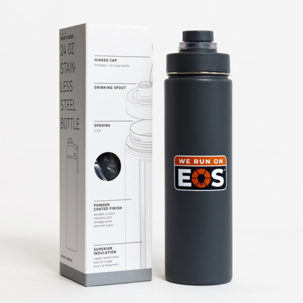 We Run On EOS Water Bottle - Image 5