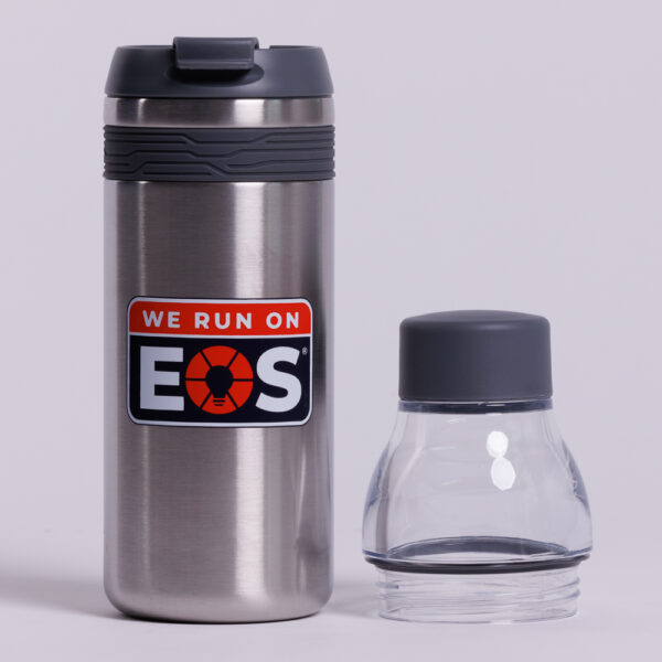 We Run On EOS Beverage Bottle - Image 4