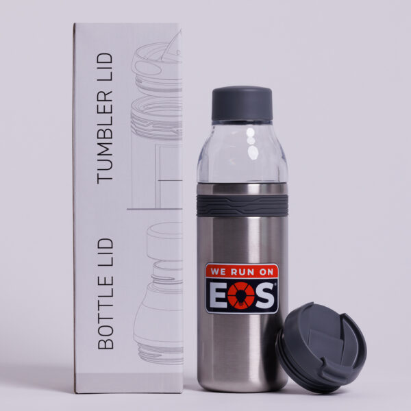 We Run On EOS Beverage Bottle - Image 6