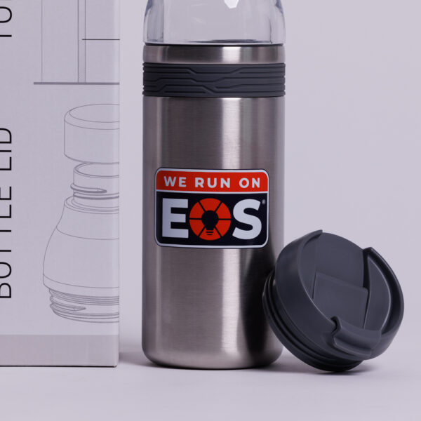 We Run On EOS Beverage Bottle - Image 7