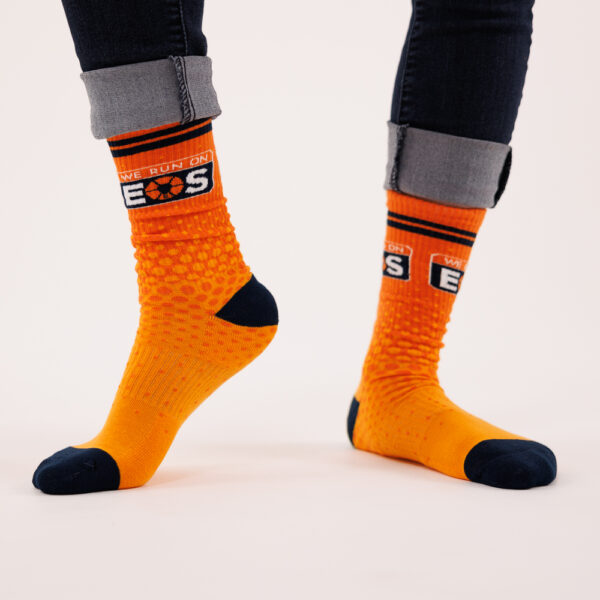 We Run on EOS Tall Custom Sock - Image 2