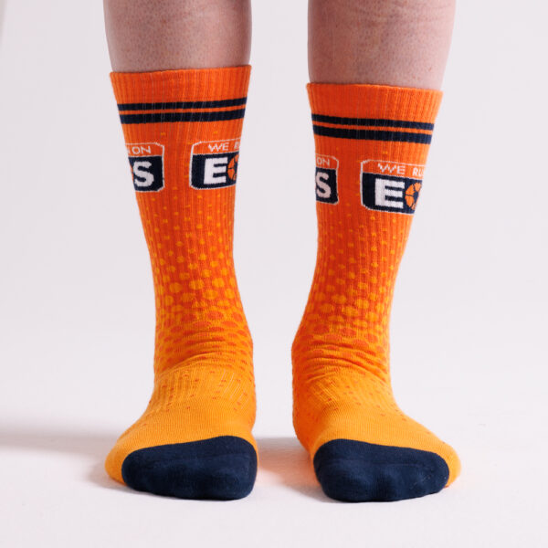 We Run on EOS Tall Custom Sock - Image 4